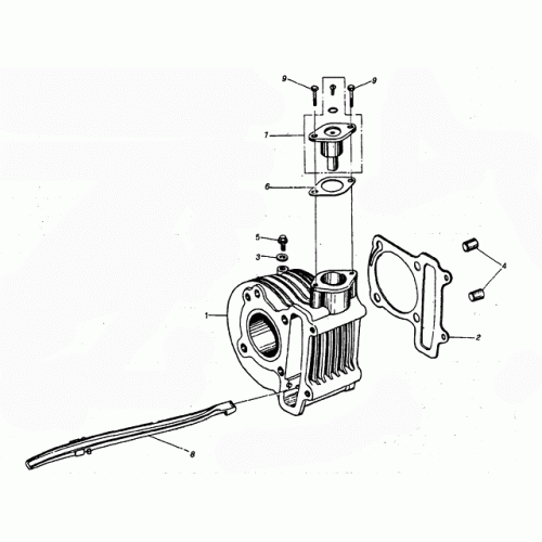 Cylinder Assembly (Kasea Adventure Buggy 125) Cylinder Assembly (Kasea Adventure Buggy 125)