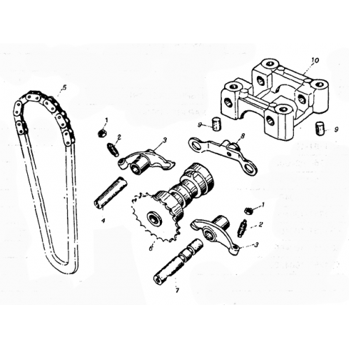 Camshaft Assembly (Kasea Adventure Buggy 125) Camshaft Assembly (Kasea Adventure Buggy 125)