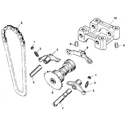 Camshaft Assembly (Kasea LM150IIR 2000) Camshaft Assembly (Kasea LM150IIR 2000)