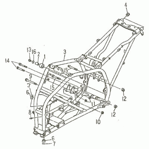 FRAME (Kasea Skyhawk 150/170 Quad)