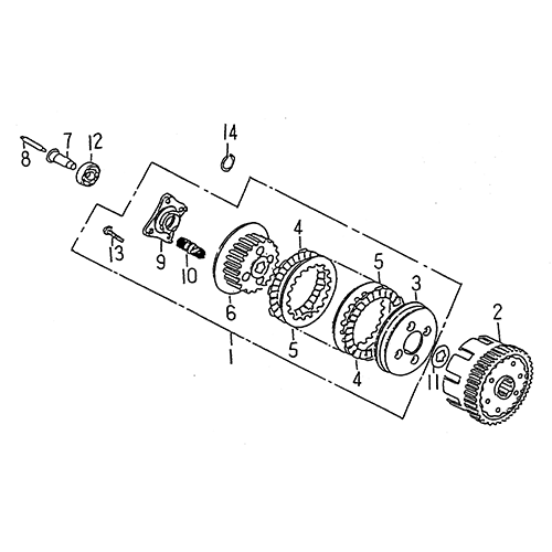 Clutch (LRX/SMC Blast ATV 170)