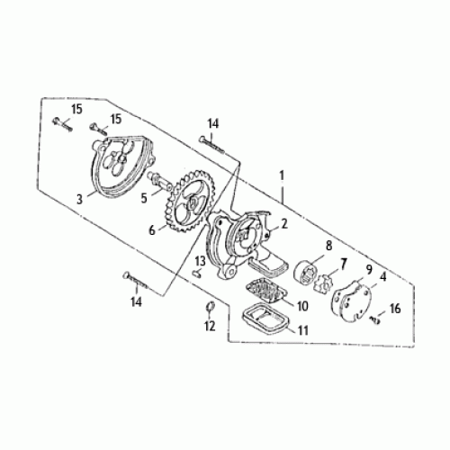 Oil Pump (Kasea Skyhawk 250 Quad)