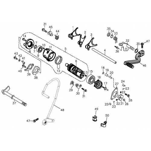 Gear Shift (Adly ATV 300xs Assault)