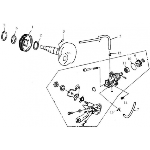 Oil Pump (Silver Fox 50)
