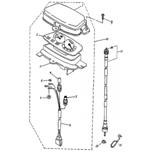 Speedometer (Silver Fox 50)