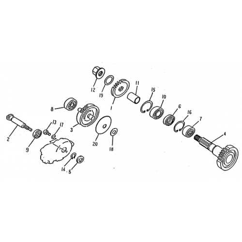 Transmission (LRX/SMC ATV 50 mini) Transmission (LRX/SMC ATV 50 mini)