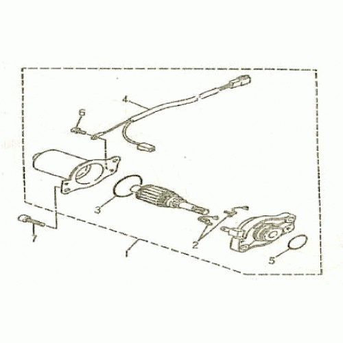STARTING MOTOR (Kasea Skyhawk 50mini Quad)