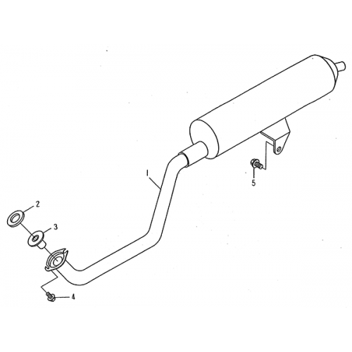 Exhaust Muffler (LRX/SMC ATV 50 mini) Exhaust Muffler (LRX/SMC ATV 50 mini)