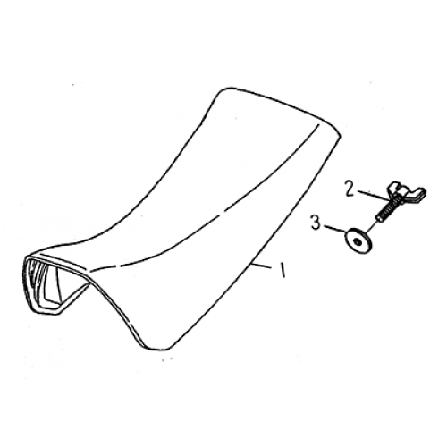Seat (LRX/SMC ATV 50 mini) Seat (LRX/SMC ATV 50 mini)