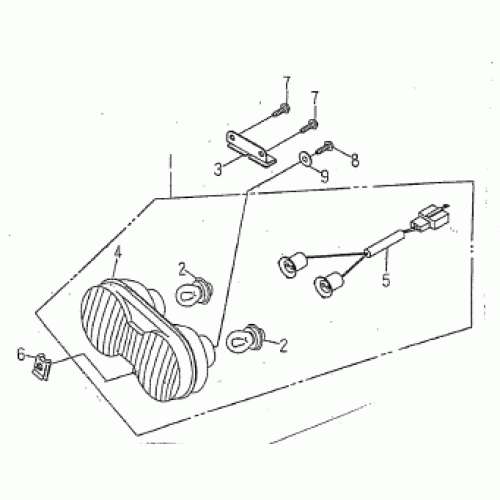 HEADLIGHT (Kasea Skyhawk 50 Quad)