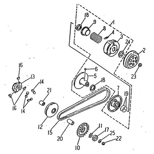 Clutch (LRX/SMC Blast ATV 90/100) Clutch (LRX/SMC Blast ATV 90/100)