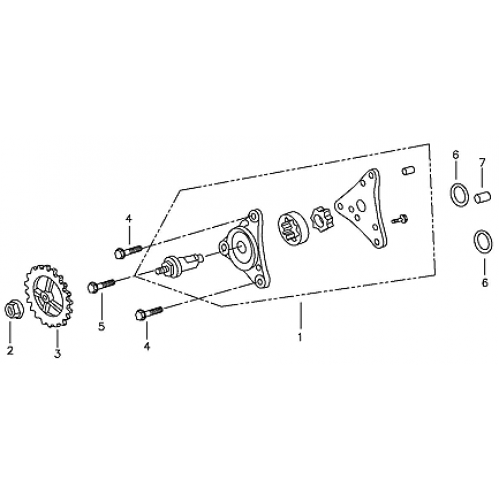 Oil Pump (Adly ATV 90II 4T (CVT))