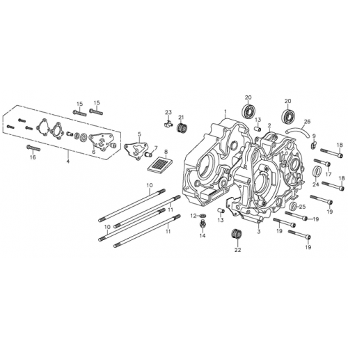 Oil Pump (Adly ATV 90Z2 4T (Gear Drive)) Oil Pump (Adly ATV 90Z2 4T (Gear Drive))