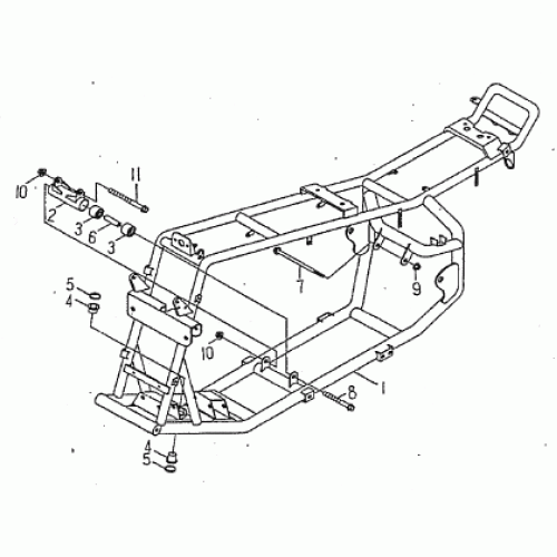 FRAME (Kasea Skyhawk 90 Quad) FRAME (Kasea Skyhawk 90 Quad)