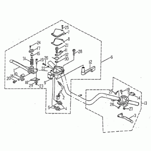 HANDLE SWITCH (Kasea Skyhawk 90 Quad)