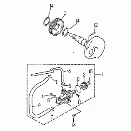 OIL PUMP (Kasea Skyhawk 90 Quad)