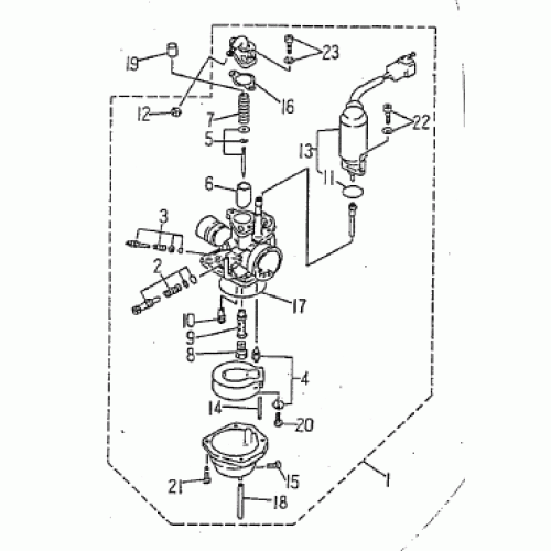 CARBURETOR (Kasea Skyhawk 90 Quad) CARBURETOR (Kasea Skyhawk 90 Quad)