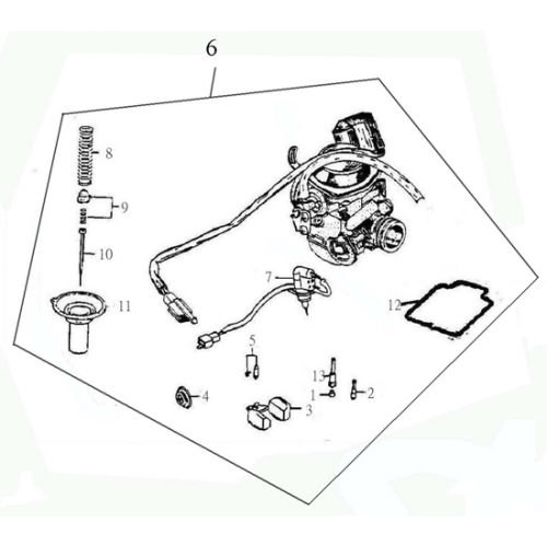 Carburetor (Adly ATV 150S II CrossXRoad)