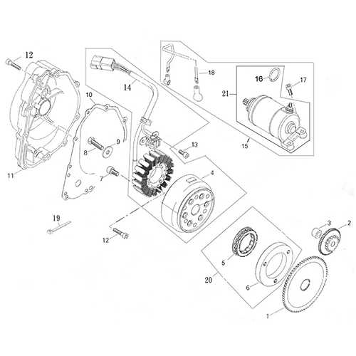 Magneto (Adly ATV 200S) Magneto (Adly ATV 200S)
