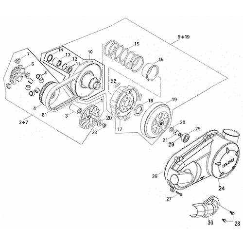 Pully System (Adly ATV 200S) Pully System (Adly ATV 200S)