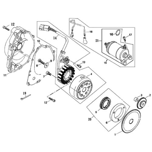 Magneto (Adly ATV 220S)