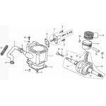 Cylinder, Piston, Crankshaft