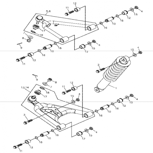 Arm (Adly ATV 300S II CrossXRoad) Arm (Adly ATV 300S II CrossXRoad)