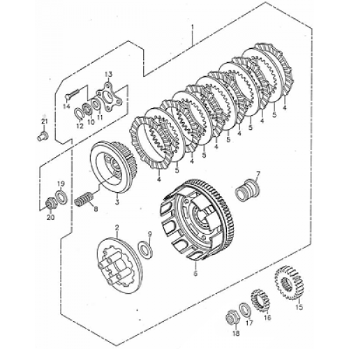 Clutch (Adly ATV 300S Interceptor)