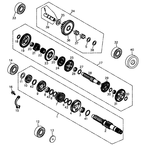 Transmission (Adly ATV 300S Interceptor)