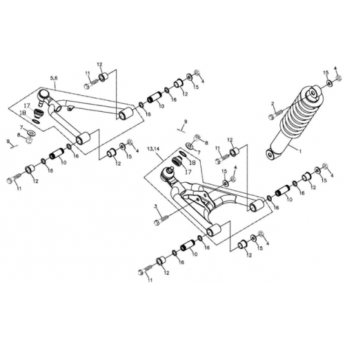Arm (Adly ATV 300S Interceptor)