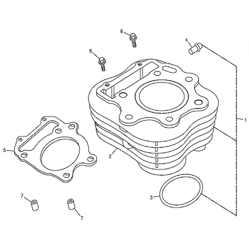 Cylinder (Adly ATV 300U II)