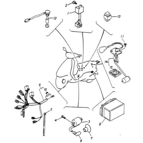 Electrical Equipment (CDI) (Thunder Bike 50)
