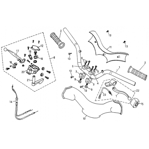 Handle Bar (Adly ATV 90cc 2T)