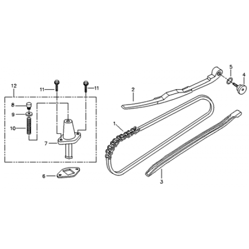 Chain, Cam Lifter Tensioner (Adly ATV 90RV 4T)