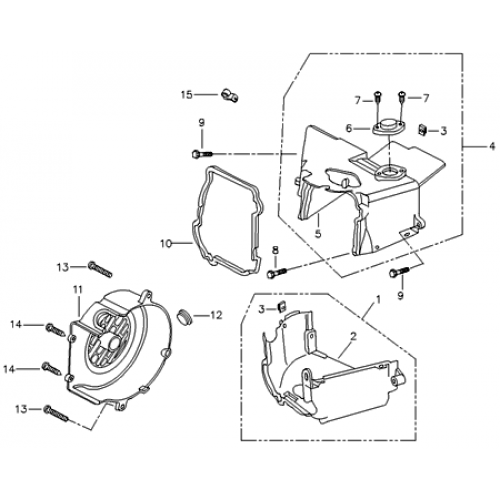 Fan Cover, Shroud (Adly ATV 90RV 4T)
