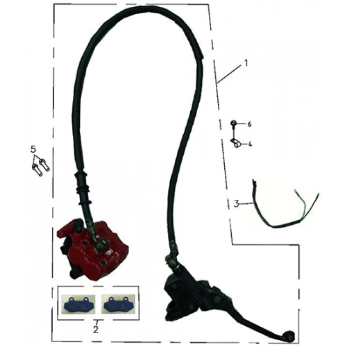Front Master Cylinder (Adly GTA-50 2010) Front Master Cylinder (Adly GTA-50 2010)