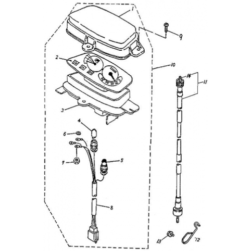 Speedometer (Adly Jet 50)
