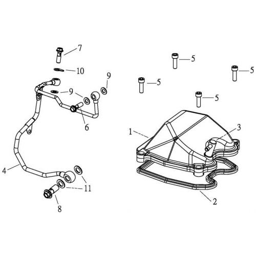 Cylinder Head Cover (Adly Mini Car 320)
