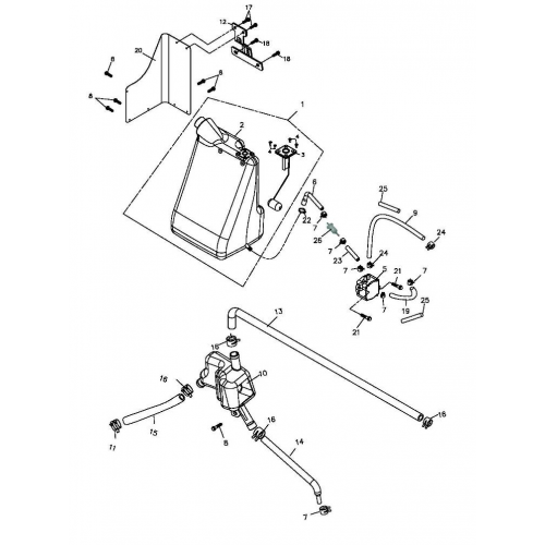 Fuel Tank (Adly Mini Car 320)