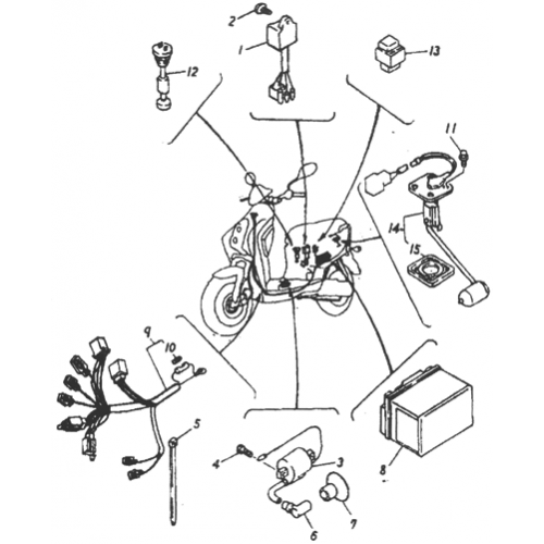 Electrical Parts, C.D.I (Adly PANTHER-50 '06)