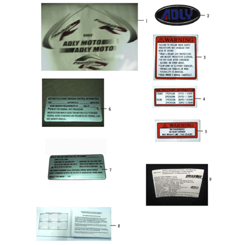 Stickers (Adly PANTHER-50 '06)