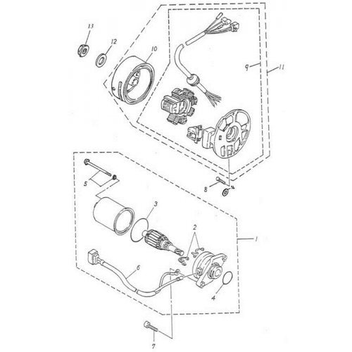 Generator | Starting Motor (ADLY GTC-50) Generator | Starting Motor (ADLY GTC-50)