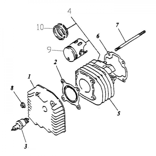 Cylinder, Cylinder Head Cylinder, Cylinder Head