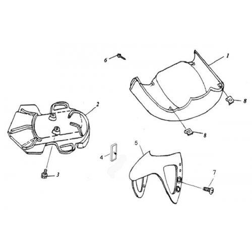 Cowing | Front Fender (Adly Noble ST-50)