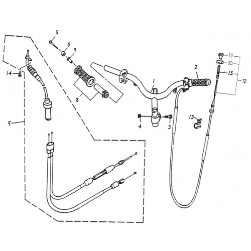 Handle | Cable (Adly Noble ST-50)