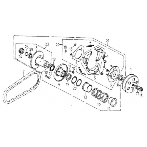 Driven Face (Adly Super Sonic SS-125D)
