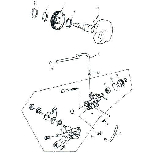 Oil Pump (Adly SuperSonic 50cc II)