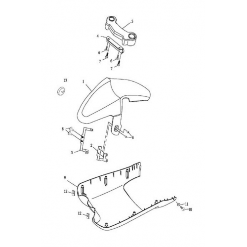 Cowling, Front Fender