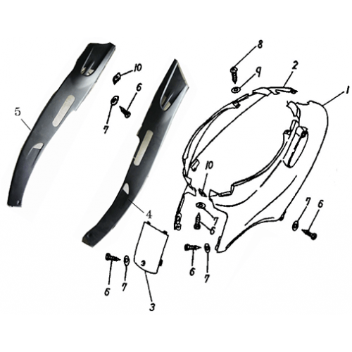 Body Cover (Adly BullsEye 50)