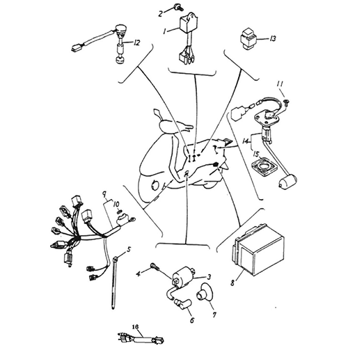 Electrical Equipment | C.D.I. (Adly BullsEye 50) Electrical Equipment | C.D.I. (Adly BullsEye 50)